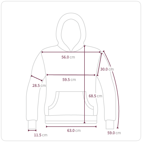 Size chart illustration
