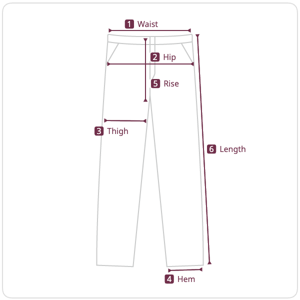Size chart illustration