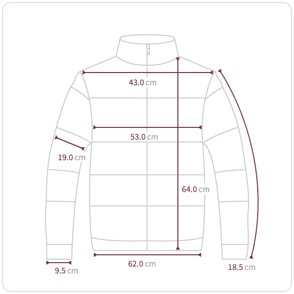 Size chart illustration