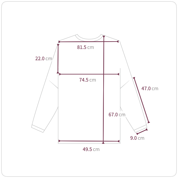 Size chart illustration