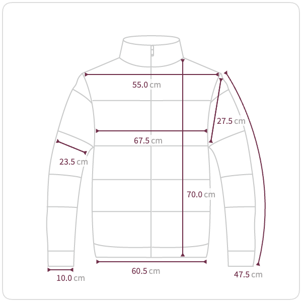 Size chart illustration