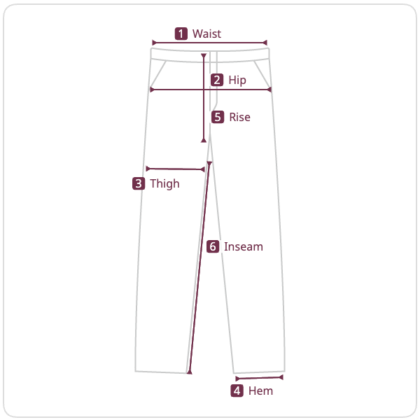 Size chart illustration
