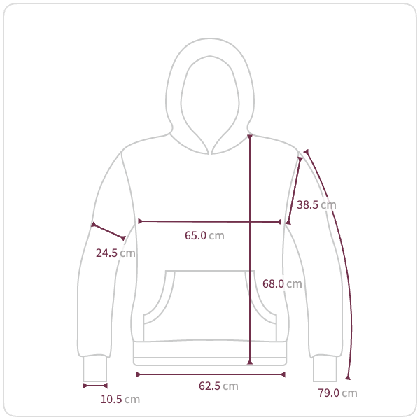 Size chart illustration