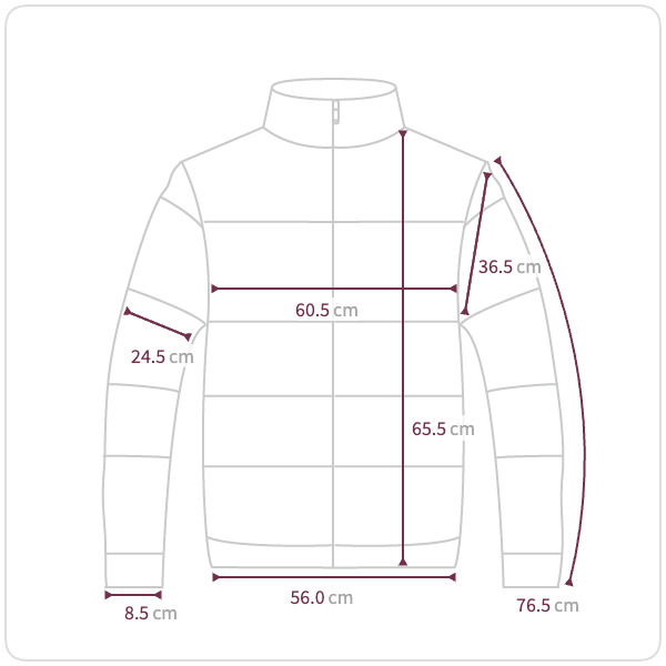 Size chart illustration