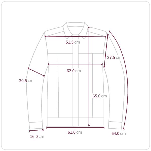 Size chart illustration