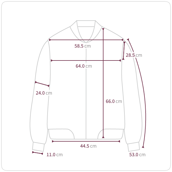 Size chart illustration