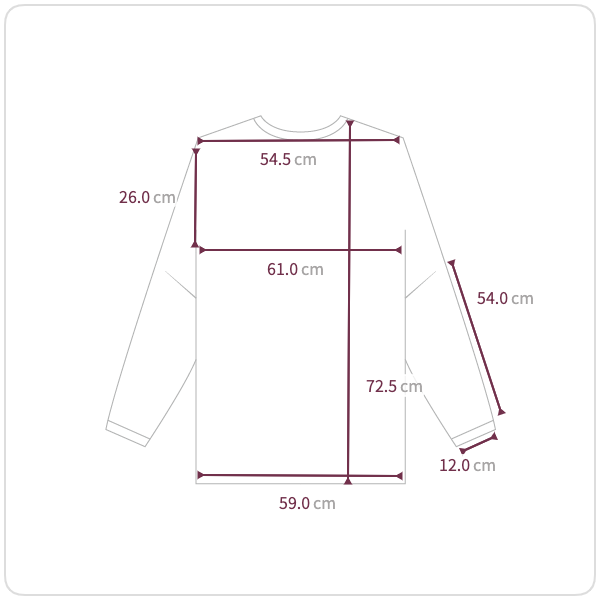 Size chart illustration