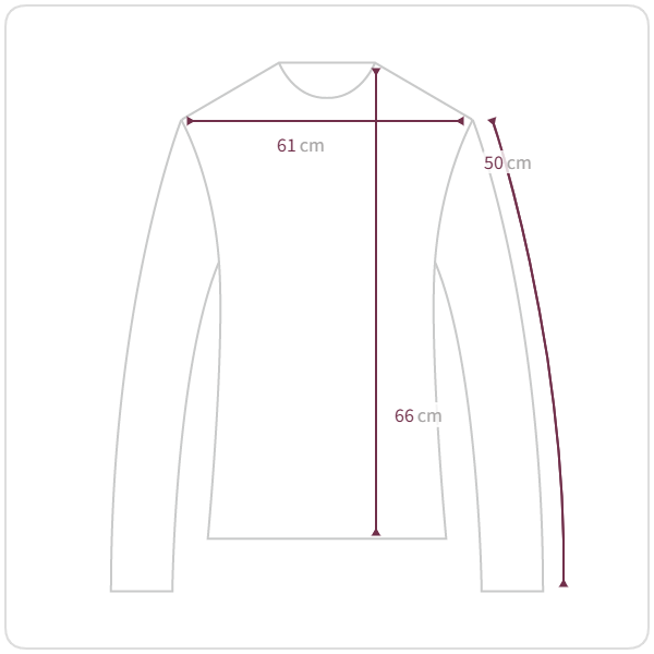Size chart illustration