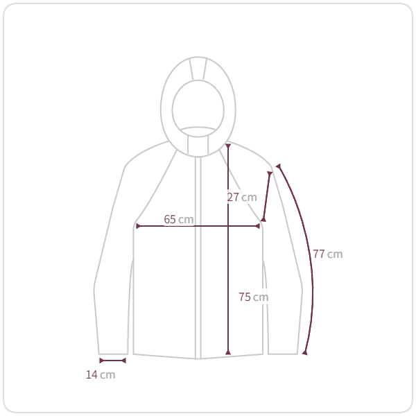 【7】オーダー品/10cmぬい服　マウンテンパーカー+Tシャツほか 10cmぬい マウンテンパーカー - Sarari_ - BOOTH