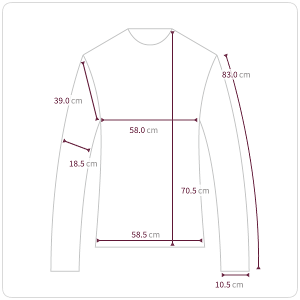 Size chart illustration