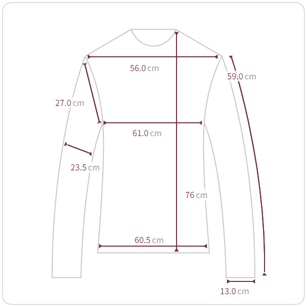 Size chart illustration