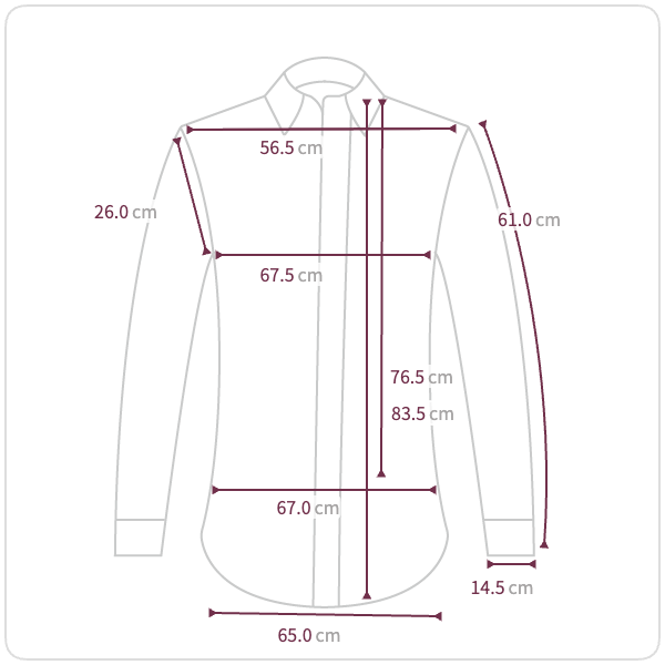 Size chart illustration