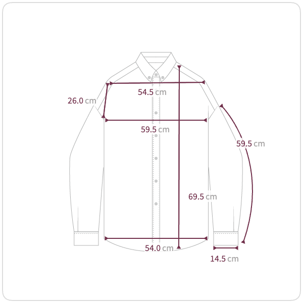 Size chart illustration
