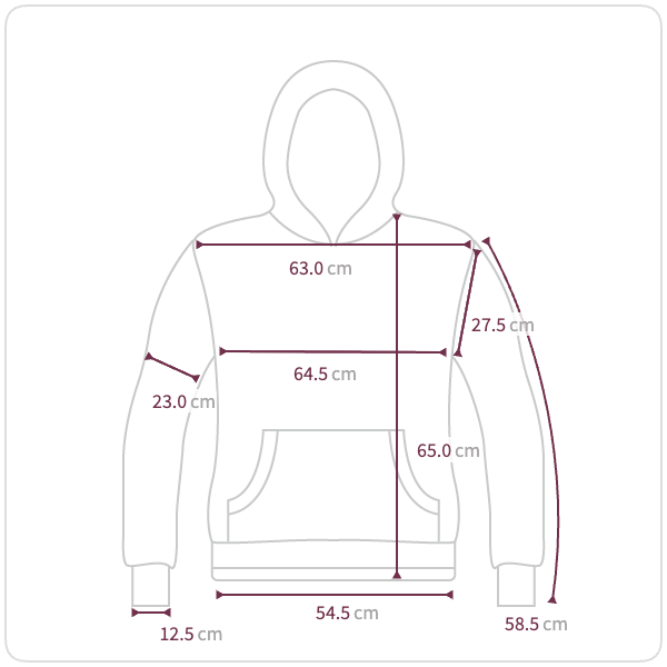Size chart illustration