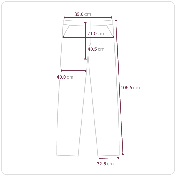 Size chart illustration