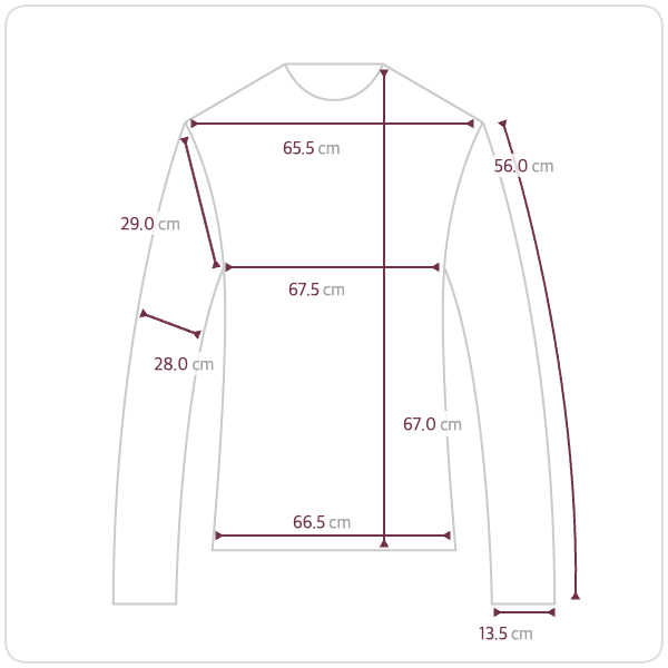 Size chart illustration