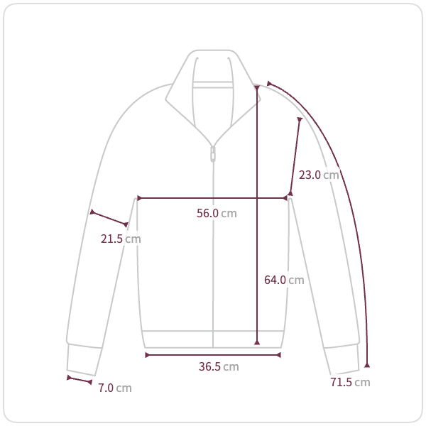 Size chart illustration