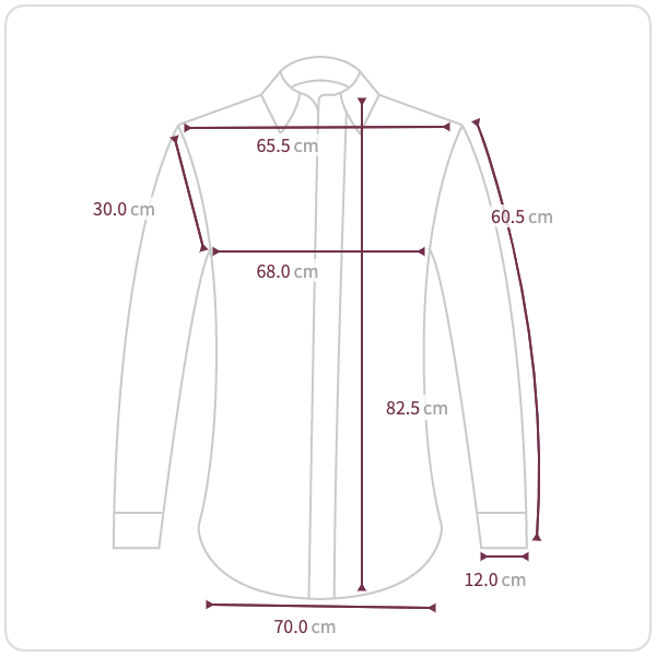 Size chart illustration