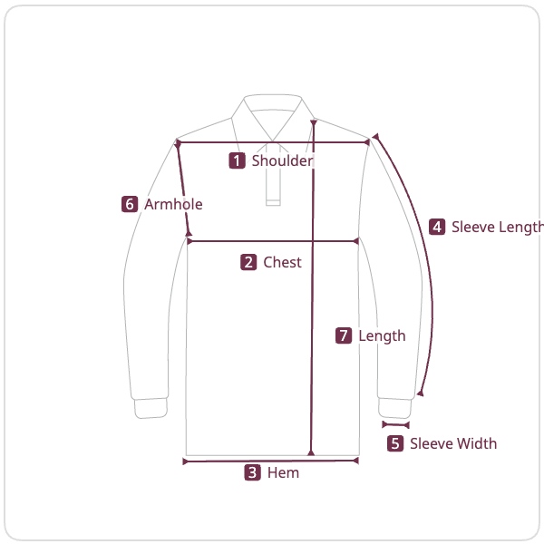 Size chart illustration