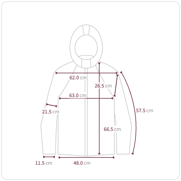 Size chart illustration