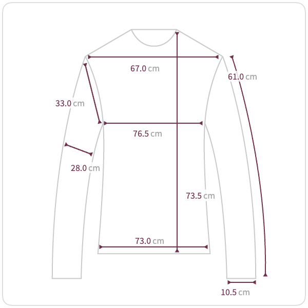 Size chart illustration