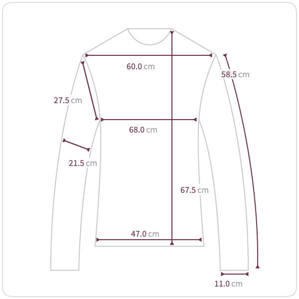 Size chart illustration