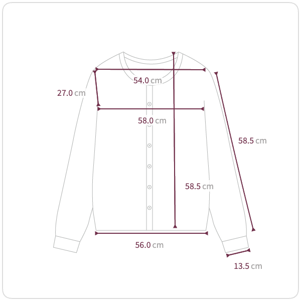 Size chart illustration