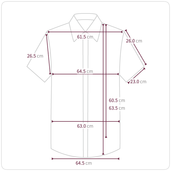 Size chart illustration