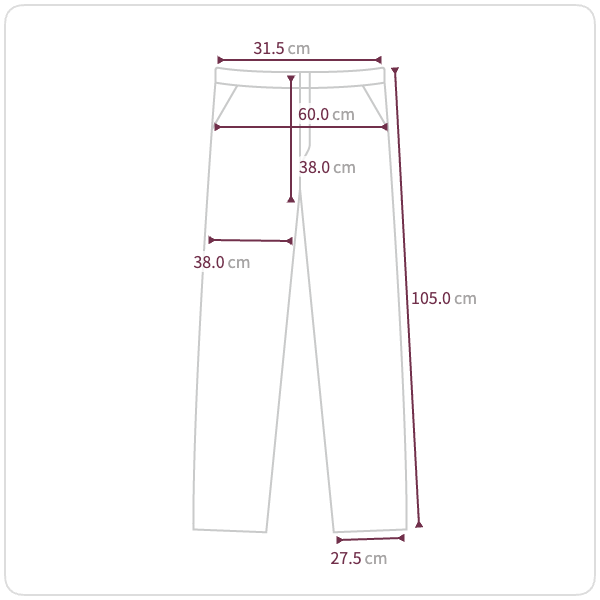 Size chart illustration