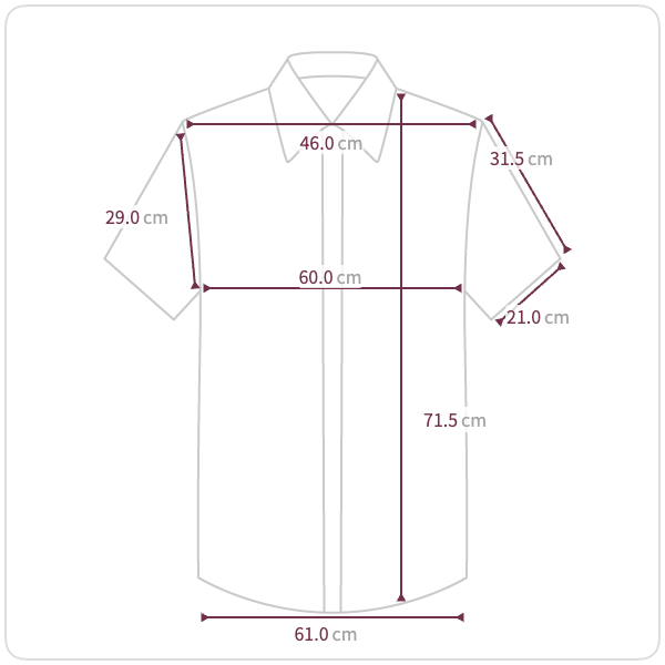Size chart illustration