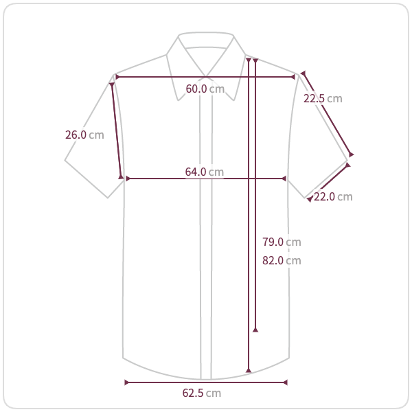 Size chart illustration