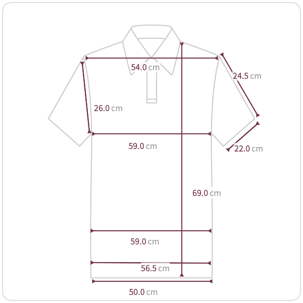 Size chart illustration