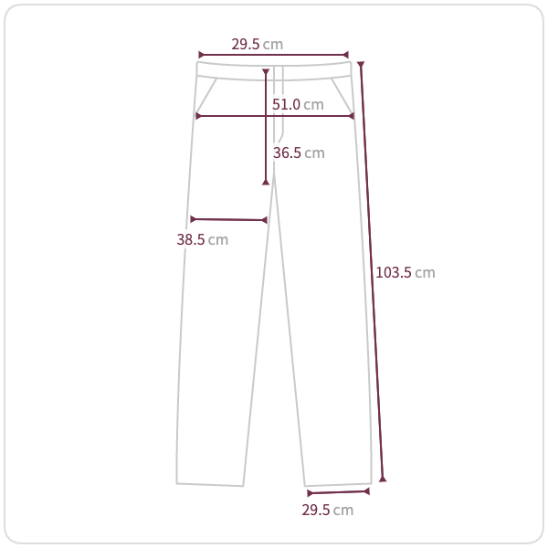 Size chart illustration