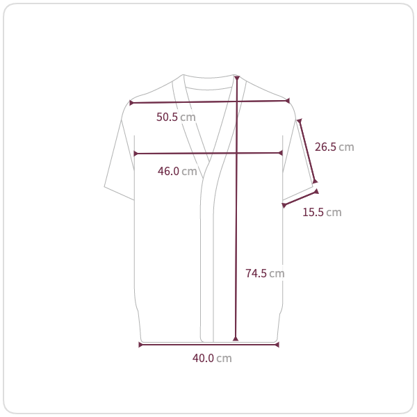 Size chart illustration