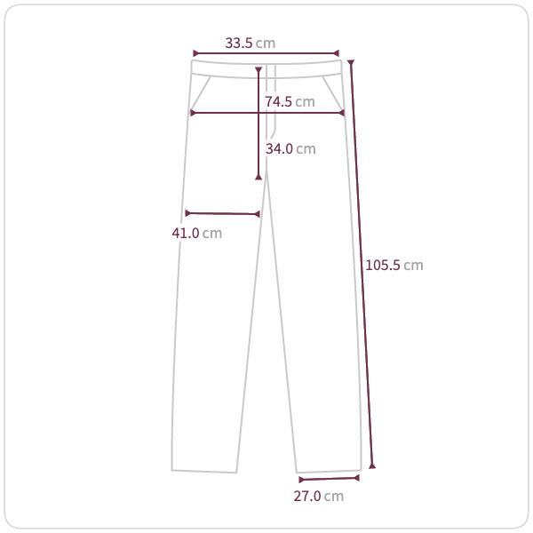Size chart illustration
