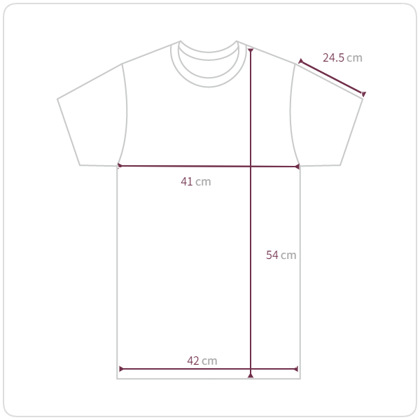 ラグラン33バイカラープリントセミクロップド半袖Tシャツ