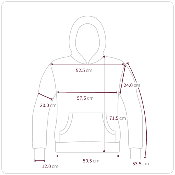 Size chart illustration