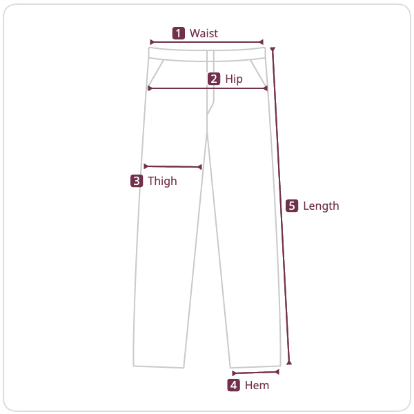 Size chart illustration