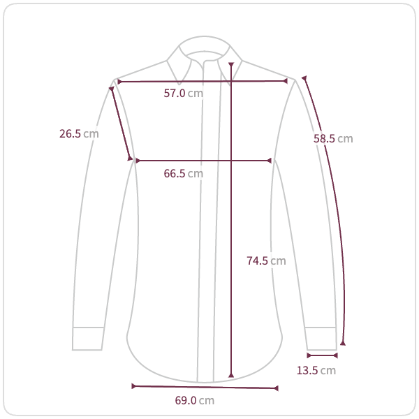 Size chart illustration