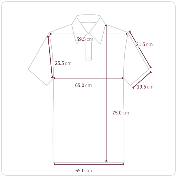 Size chart illustration
