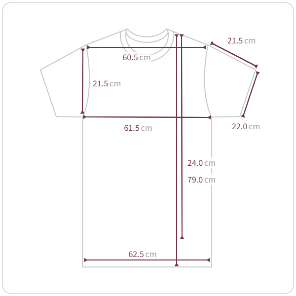 Size chart illustration