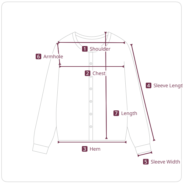 Size chart illustration