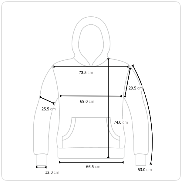 Size chart illustration