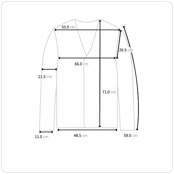Size chart illustration