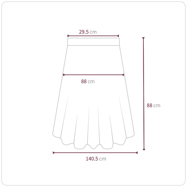 フレアウエストゴムロングスカート | ファッション通販サイト NUGU