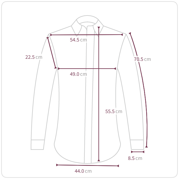 Size chart illustration