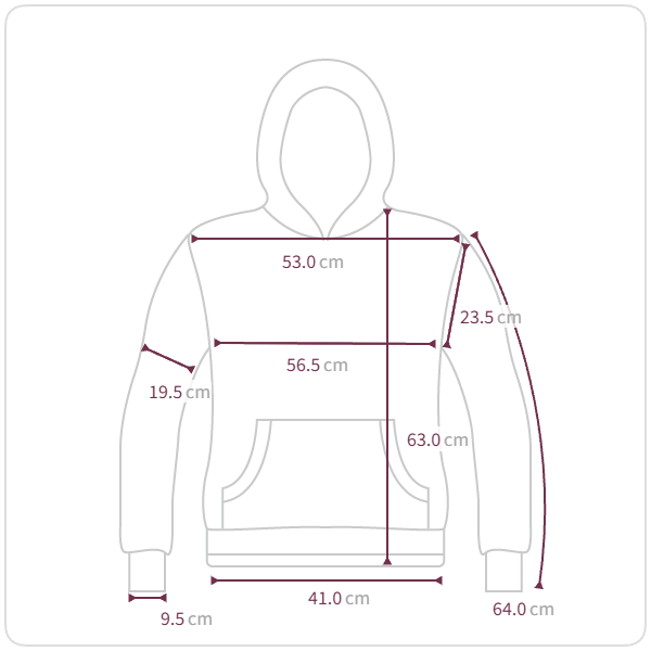 Size chart illustration