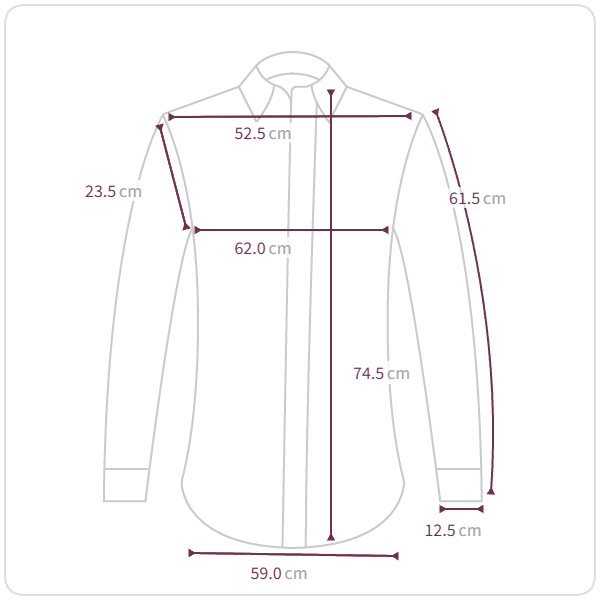 Size chart illustration