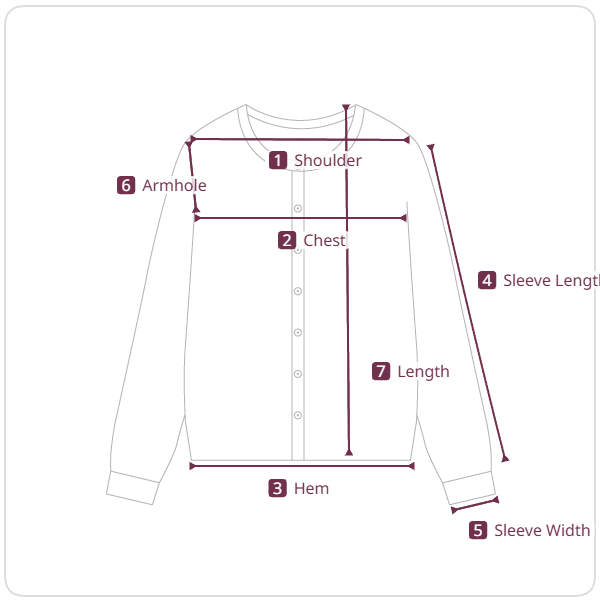 Size chart illustration