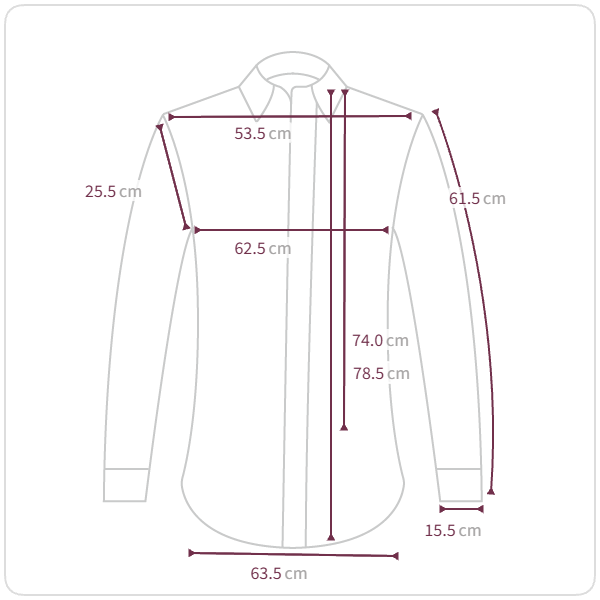 Size chart illustration